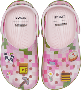 Kids’ Minecraft Pink Classic Clog