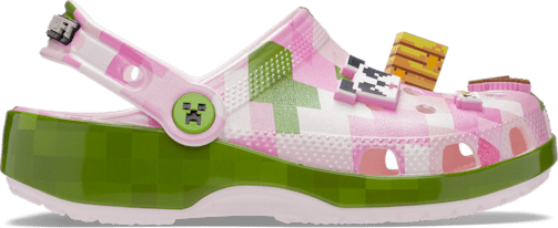 Kids’ Minecraft Pink Classic Clog