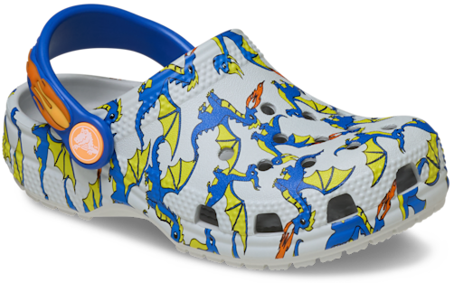 Toddler Classic Dragon Graphic Clog