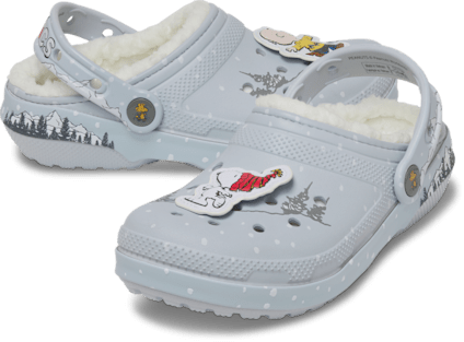 Kids' Peanuts Holiday Classic Lined Clog