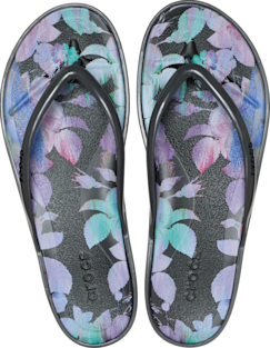 Miami Round Dark Floral Flip
