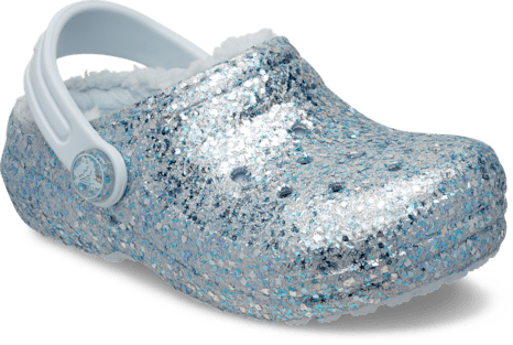 Toddlers Classic Dazzle Glitter Lined Clog