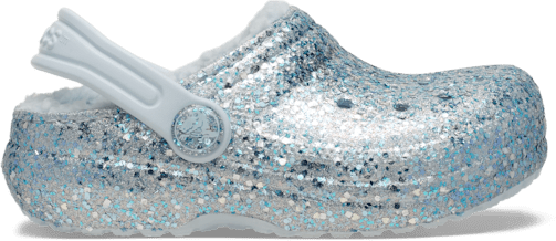 Toddlers Classic Dazzle Glitter Lined Clog