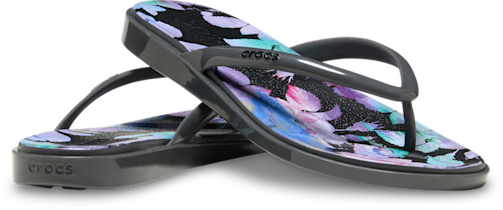 Miami Round Dark Floral Flip