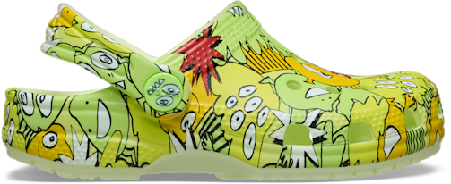 Toddler Classic Glow Monster Camo Clog