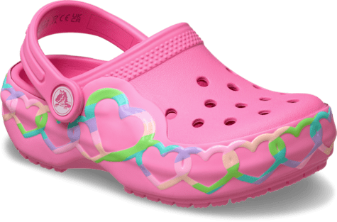 Toddler Classic Heart Lights Clog