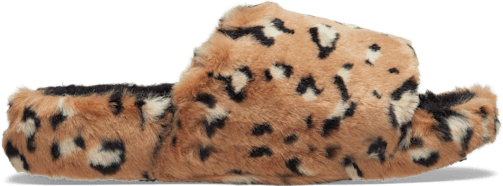 Classic Leopard Fur Slide