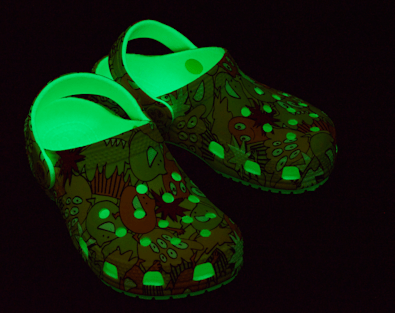 Toddler Classic Glow Monster Camo Clog