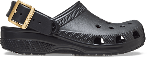 Kids' Classic Metallic Buckle Clog