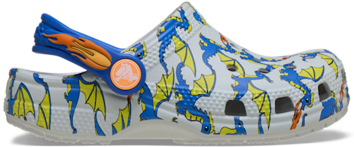 Toddler Classic Dragon Graphic Clog
