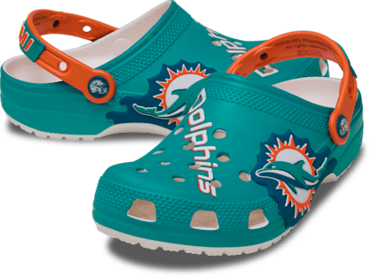 Kids' NFL Miami Dolphins Graphic Classic Clog