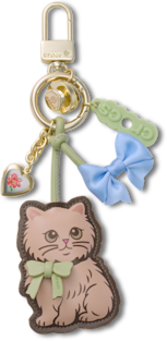 Romantic Persian Kitten Bag Charm