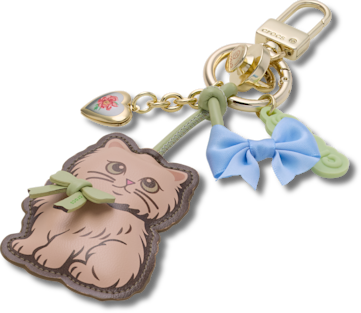 Romantic Persian Kitten Bag Charm