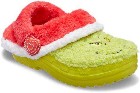 Kid's The Grinch Classic Lined Clog