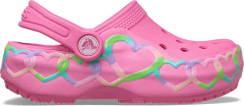 Toddler Classic Heart Lights Clog
