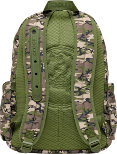 Camo Nylon Backpack
