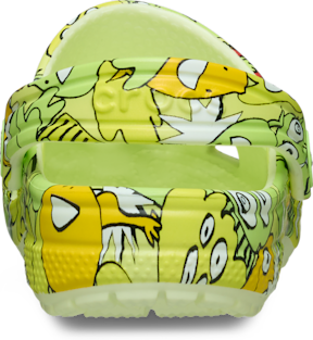 Toddler Classic Glow Monster Camo Clog