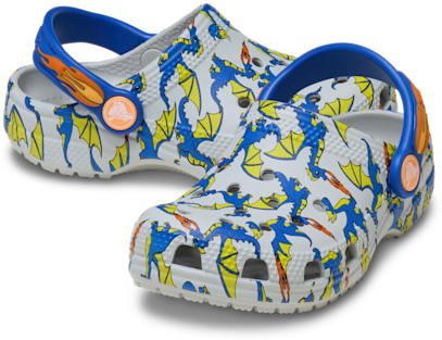 Toddler Classic Dragon Graphic Clog