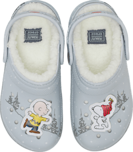 Kids' Peanuts Holiday Classic Lined Clog