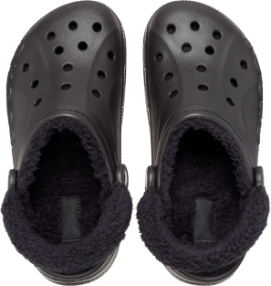 Baya Lined Fuzz-Strap Clog