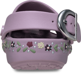 Classic Floral Buckle Clog