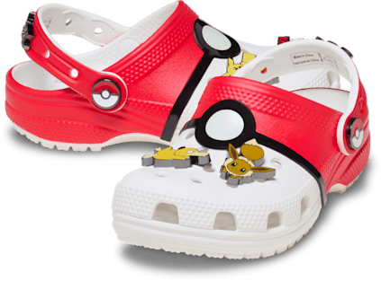 Toddler Pokémon Poké Ball Classic Clog