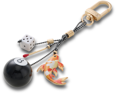 Koi Fish Bag Charm